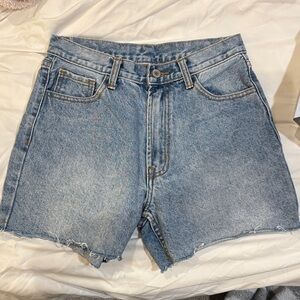 John flat Denim Blue Women's Shorts S from Brandy Melville